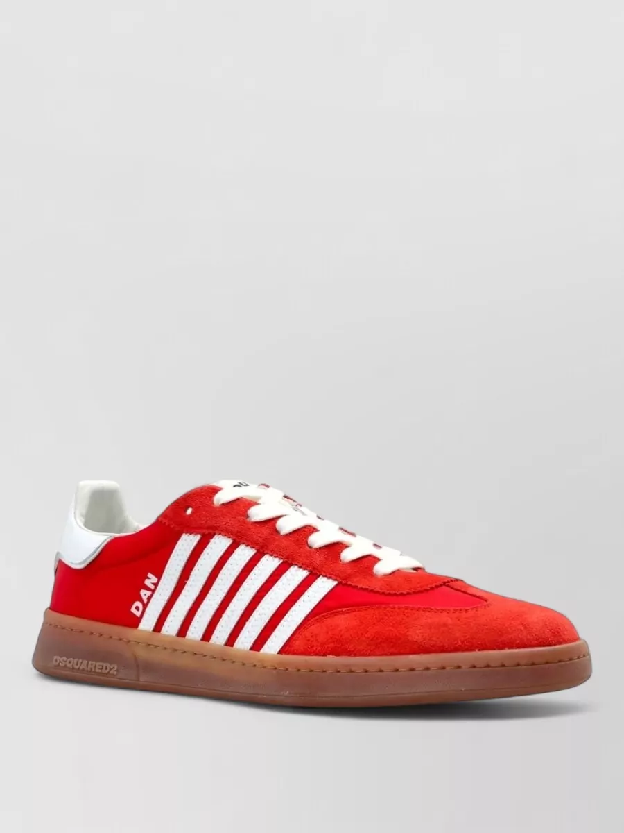 Dsquared2 leather low-top sneakers