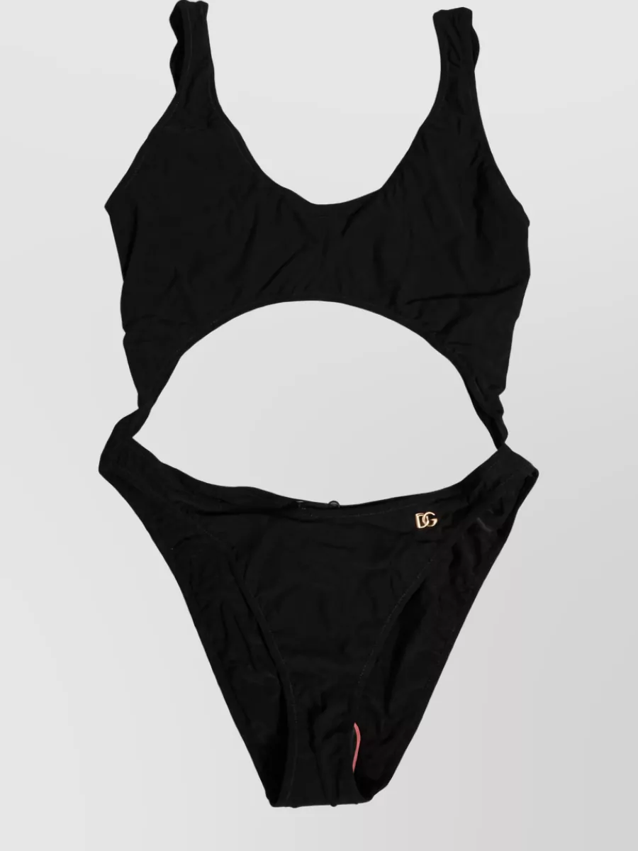 Dolce&Gabbana cutout one piece swimsuit