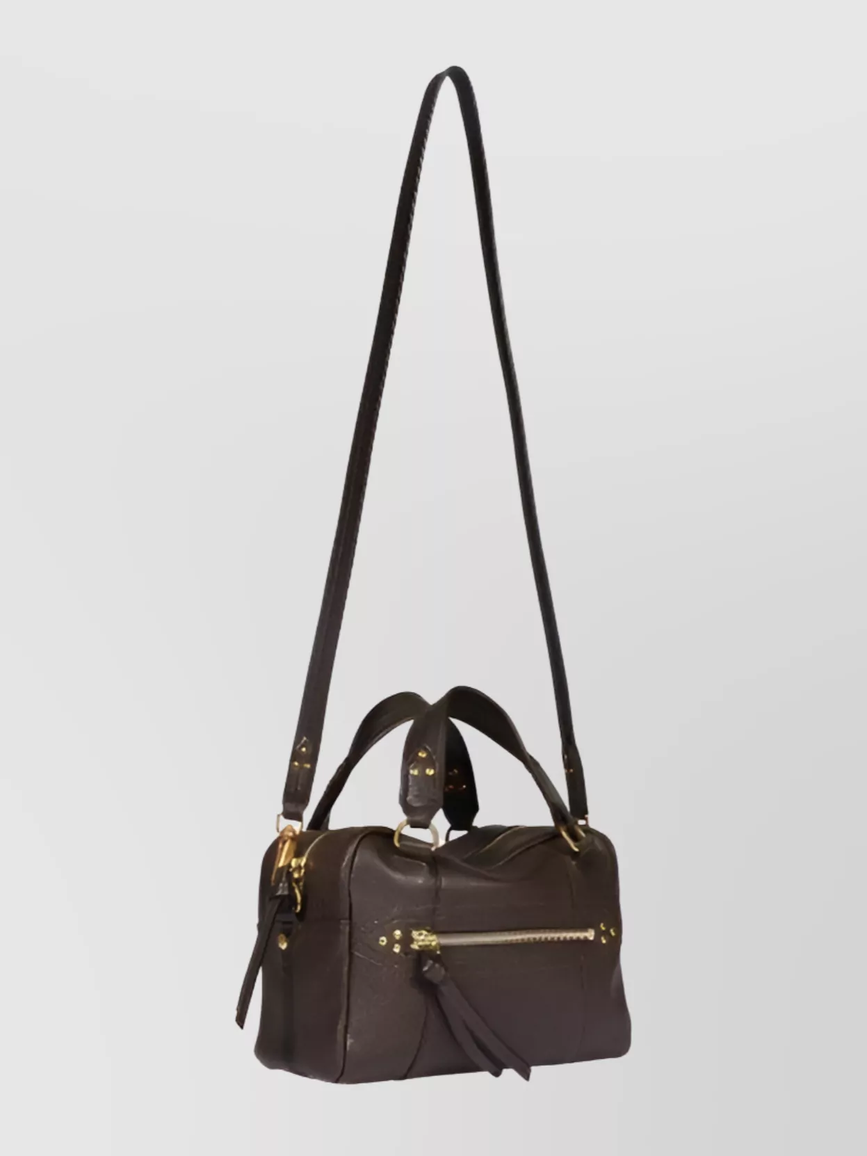 Jérôme Dreyfuss Mini Bowling Shoulder Bag With Zip Pocket