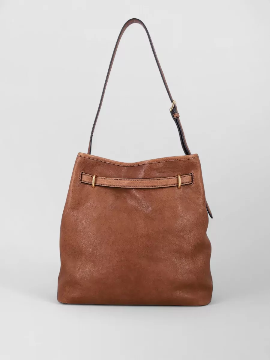 Miu Miu Aventure Leather Shoulder Bag