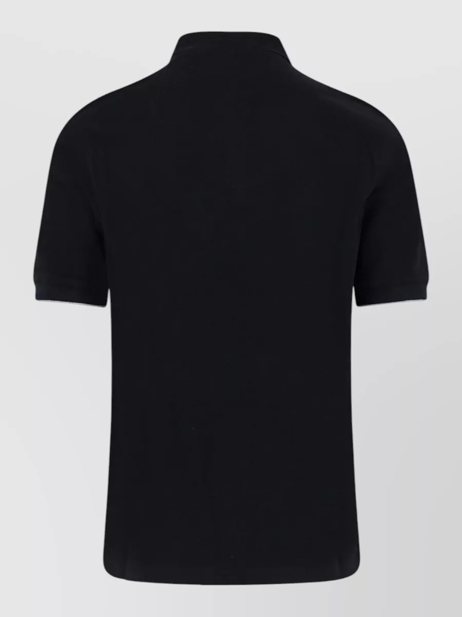 Brunello Cucinelli Polo Shirt Straight Cut Short Sleeves Collar