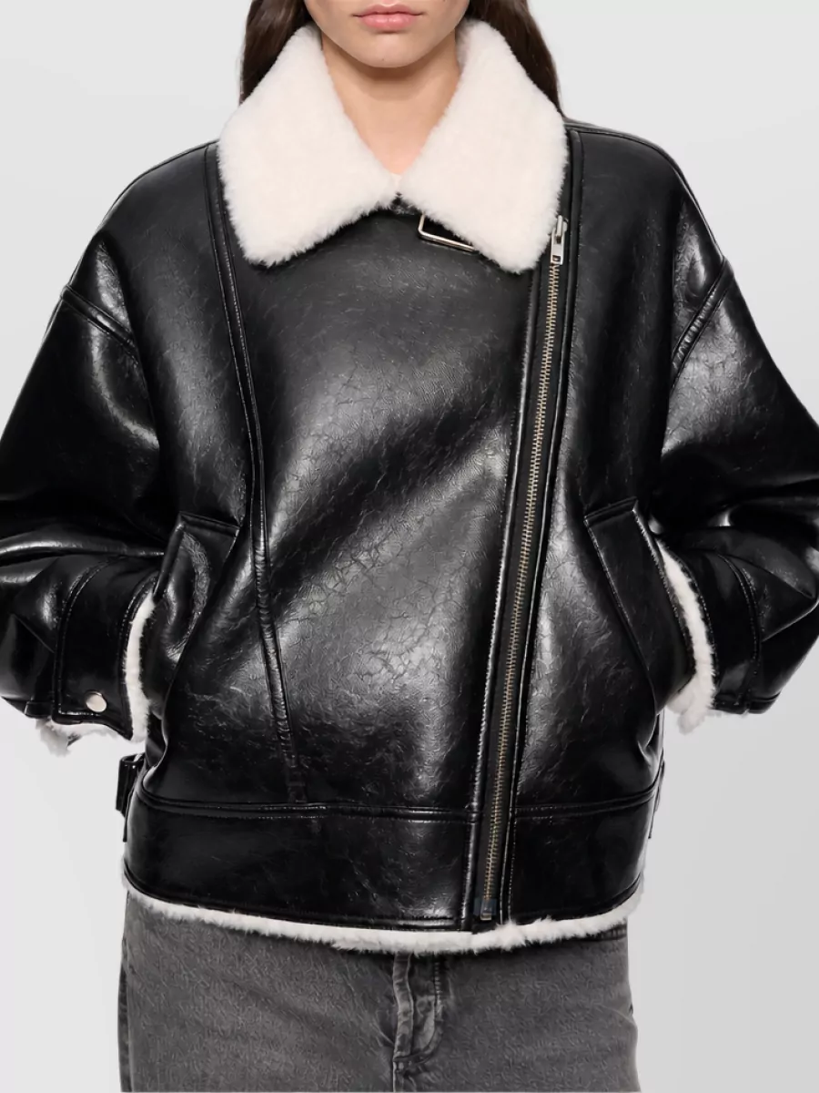 Stand Studio Faux Leather Jacket