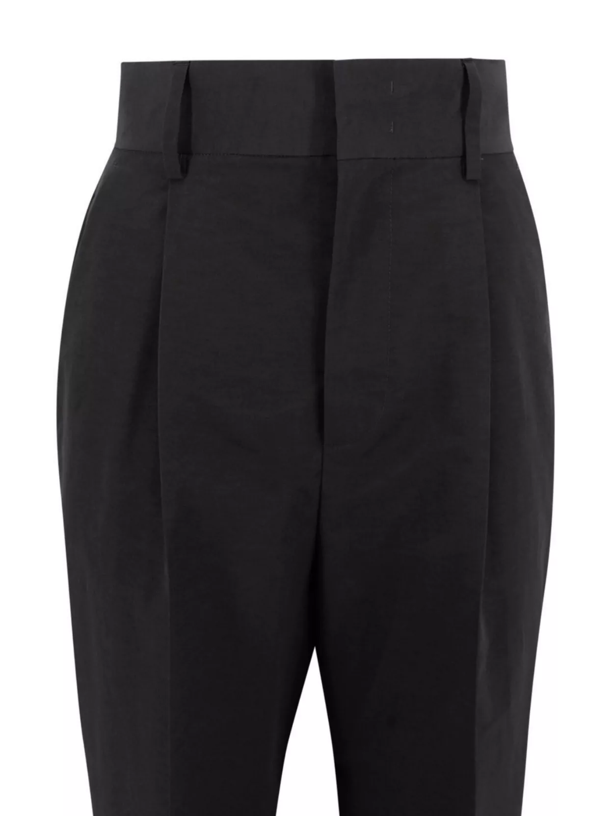 Shop Philosophy Relaxed Fit Trousers With Pleats And Cuffs