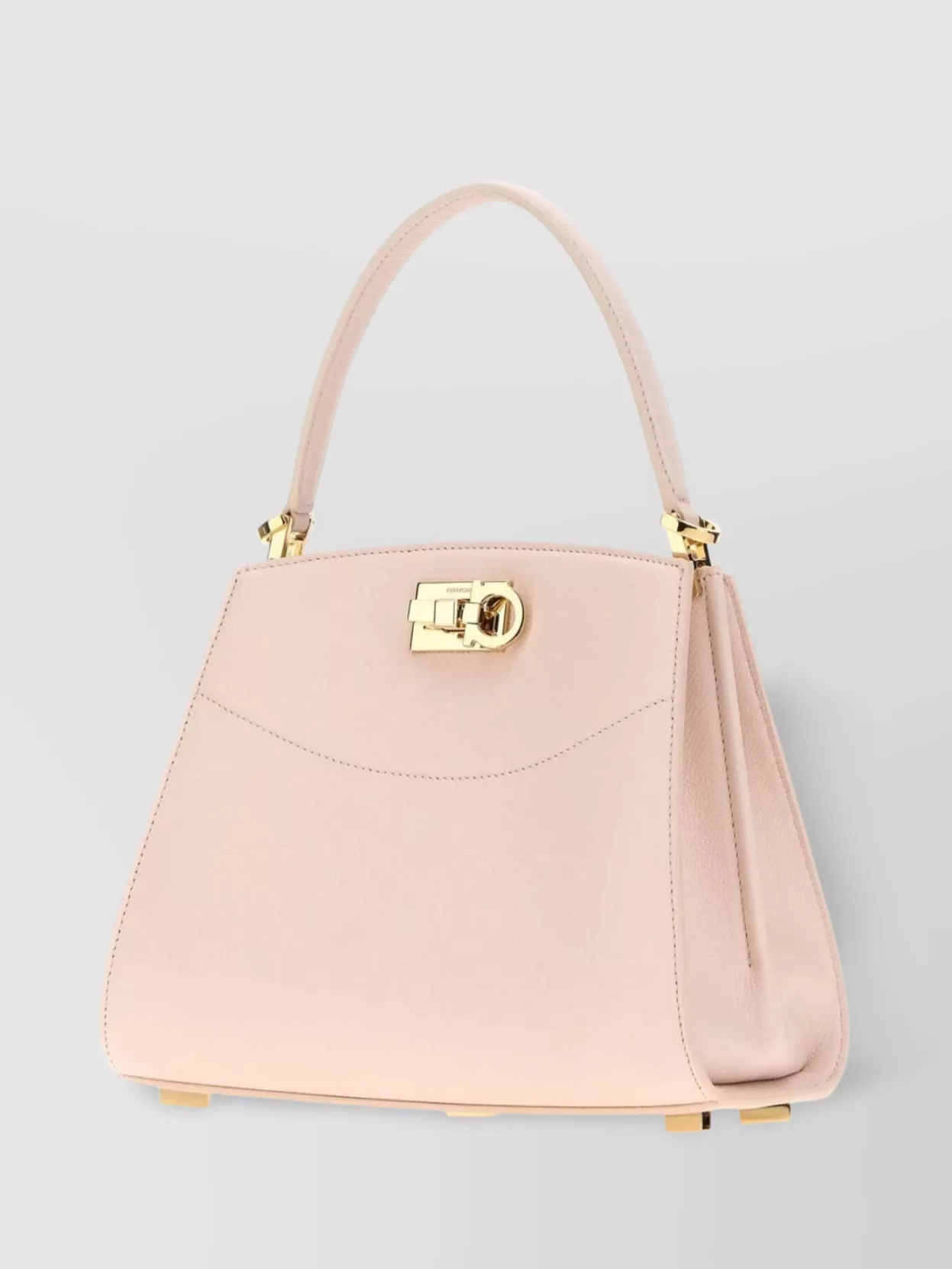 Ferragamo Small Leather Studio Box Handbag