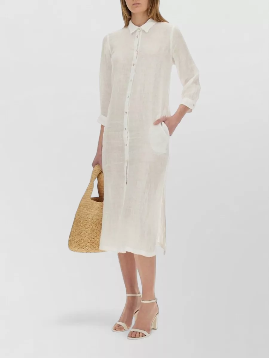 120% Lino Midi Dress