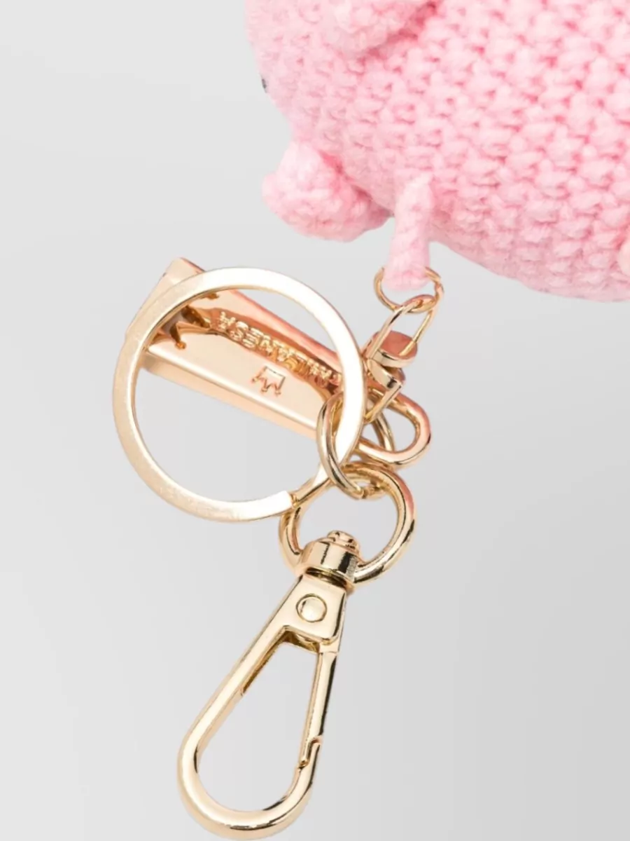 La Milanesa Crochet Pig Keyring