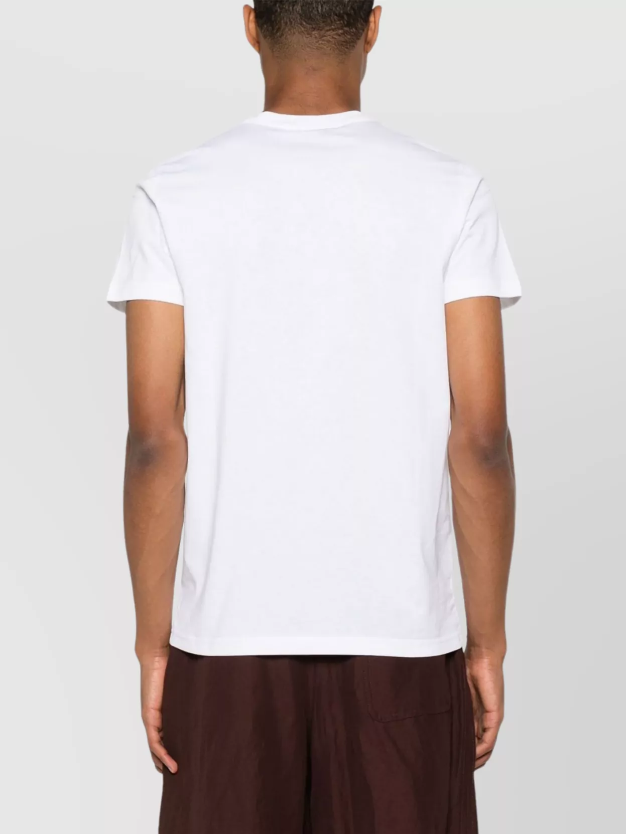 Paul Smith Crew Neck Biker Print Cotton T-shirt