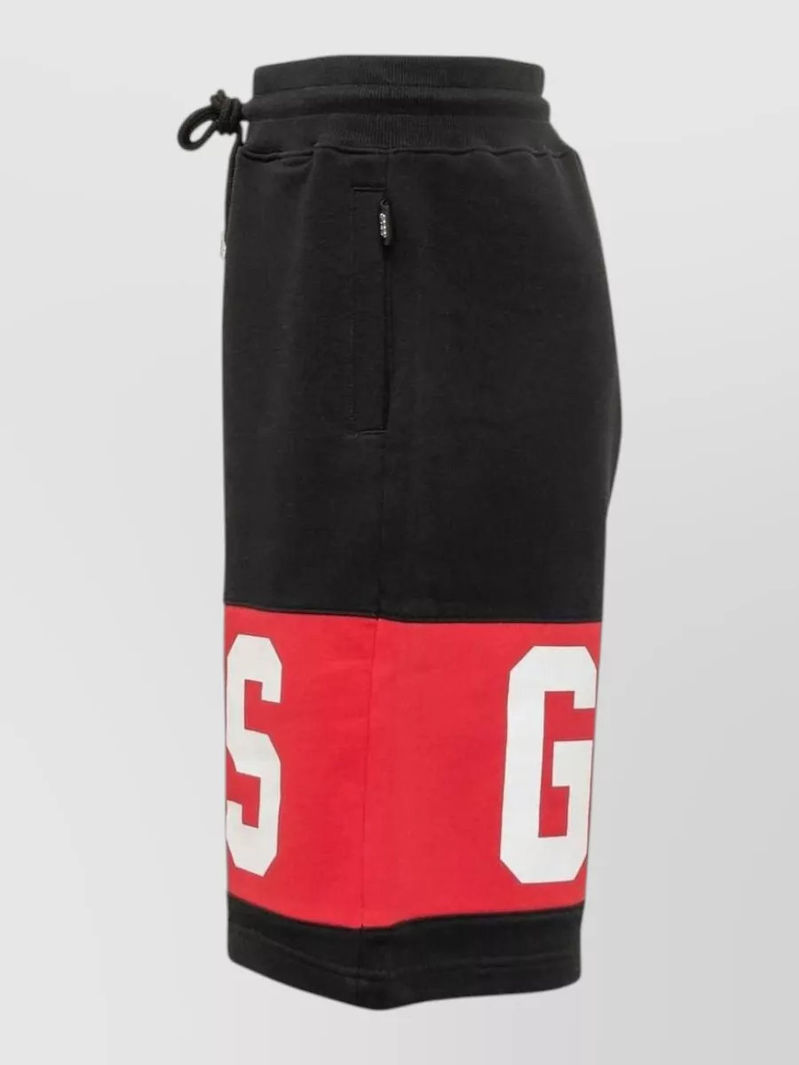 Gcds Cotton Logo Bermuda Shorts