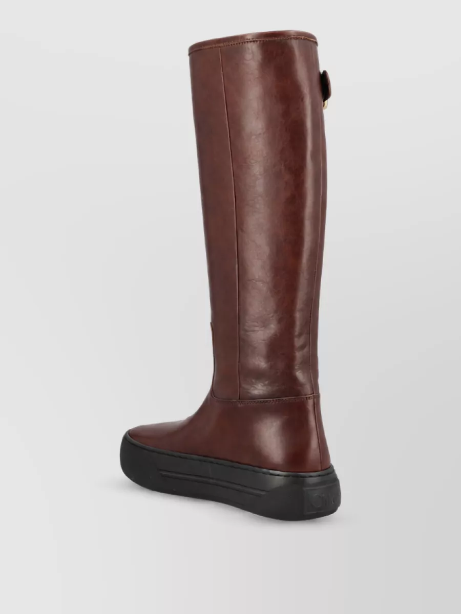Chloé Leather Ankle Boots