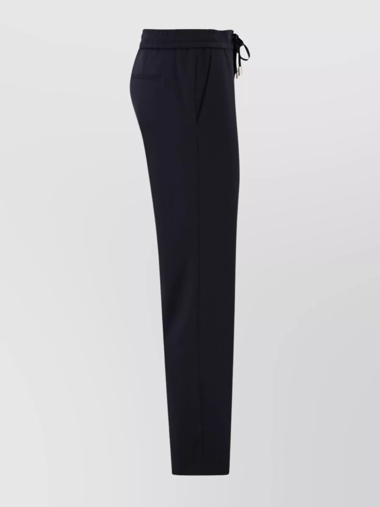 Pt Torino Tailored Wool Blend Straight Leg Trousers In Black