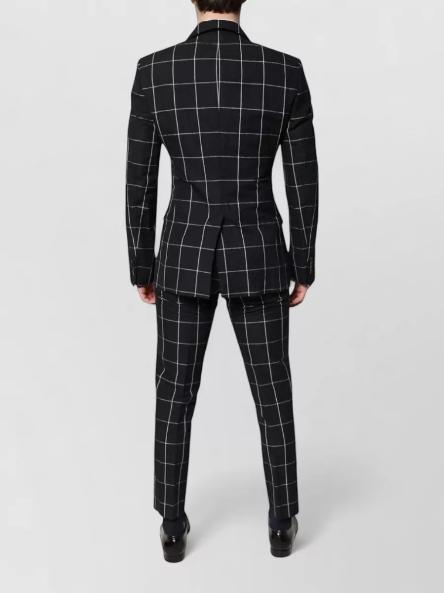 Dolce&Gabbana Checked Double-Breasted Suit