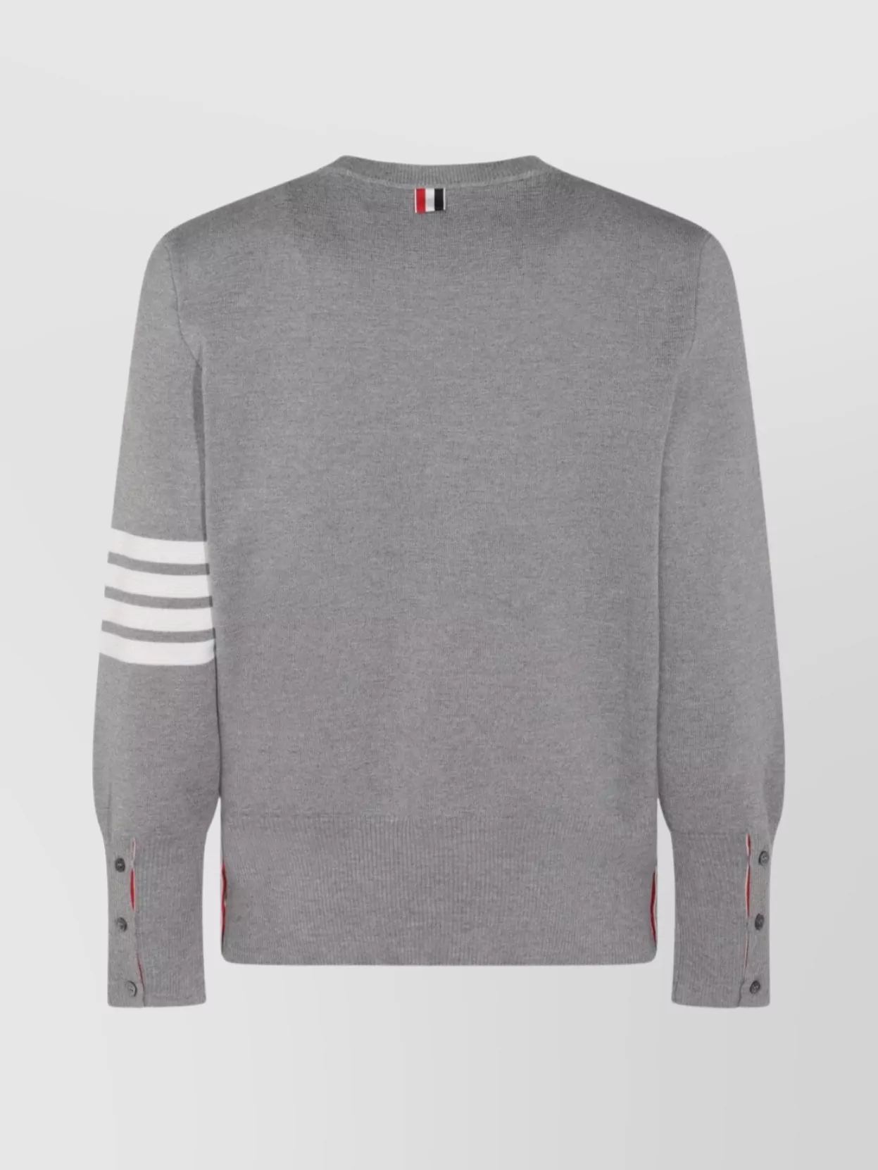 Thom Browne Long sleeve cotton crew neck sweater | The