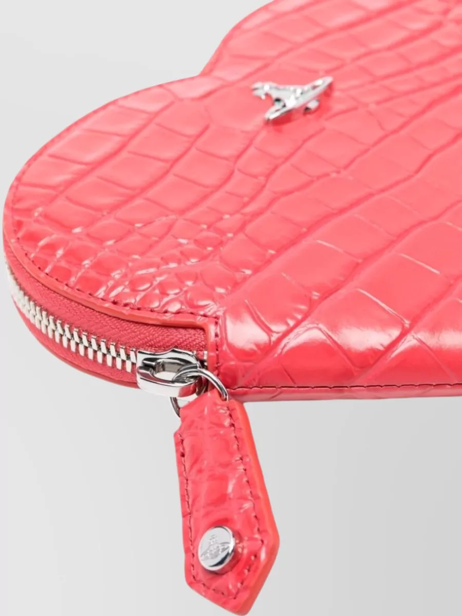 Vivienne Westwood New Heart Calf Leather Cross-Body Bag