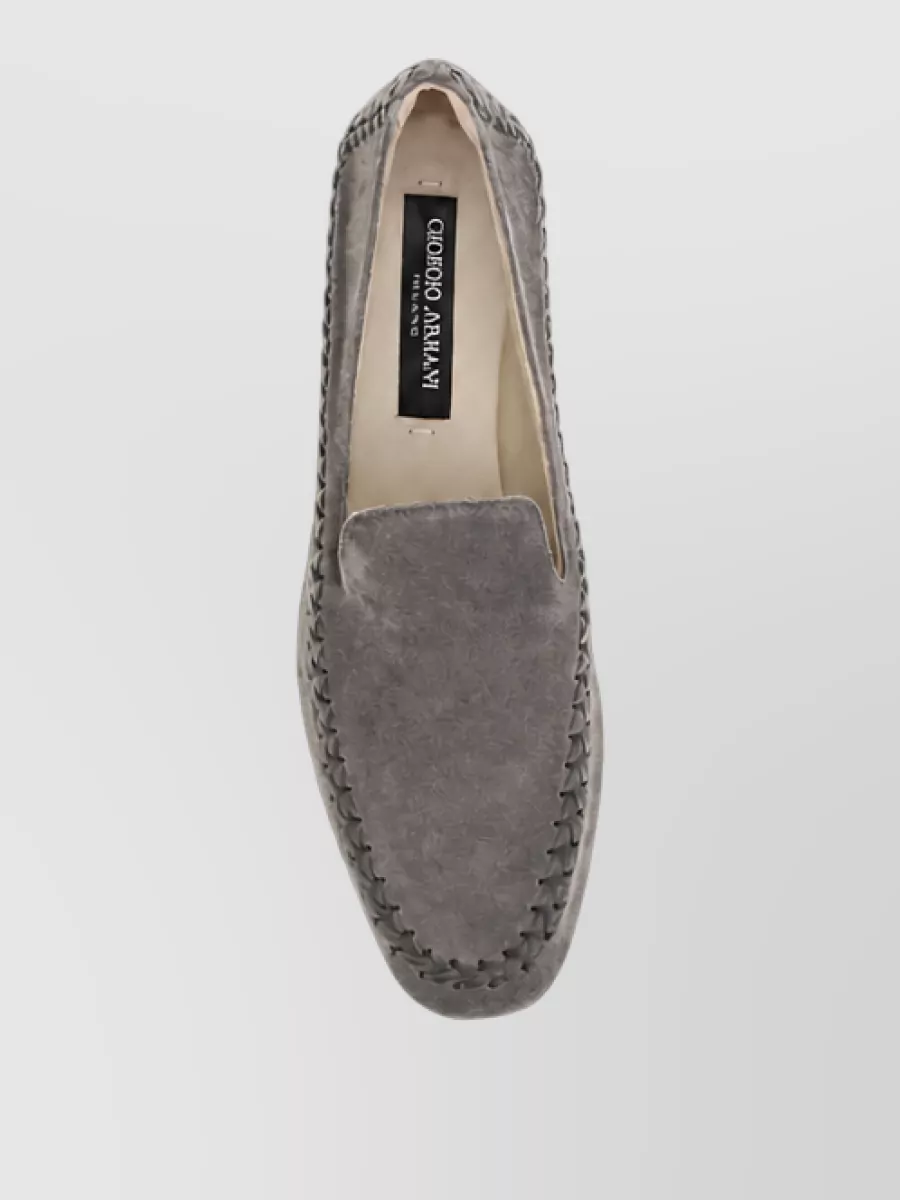 Giorgio Armani Leather Slip-On Mules