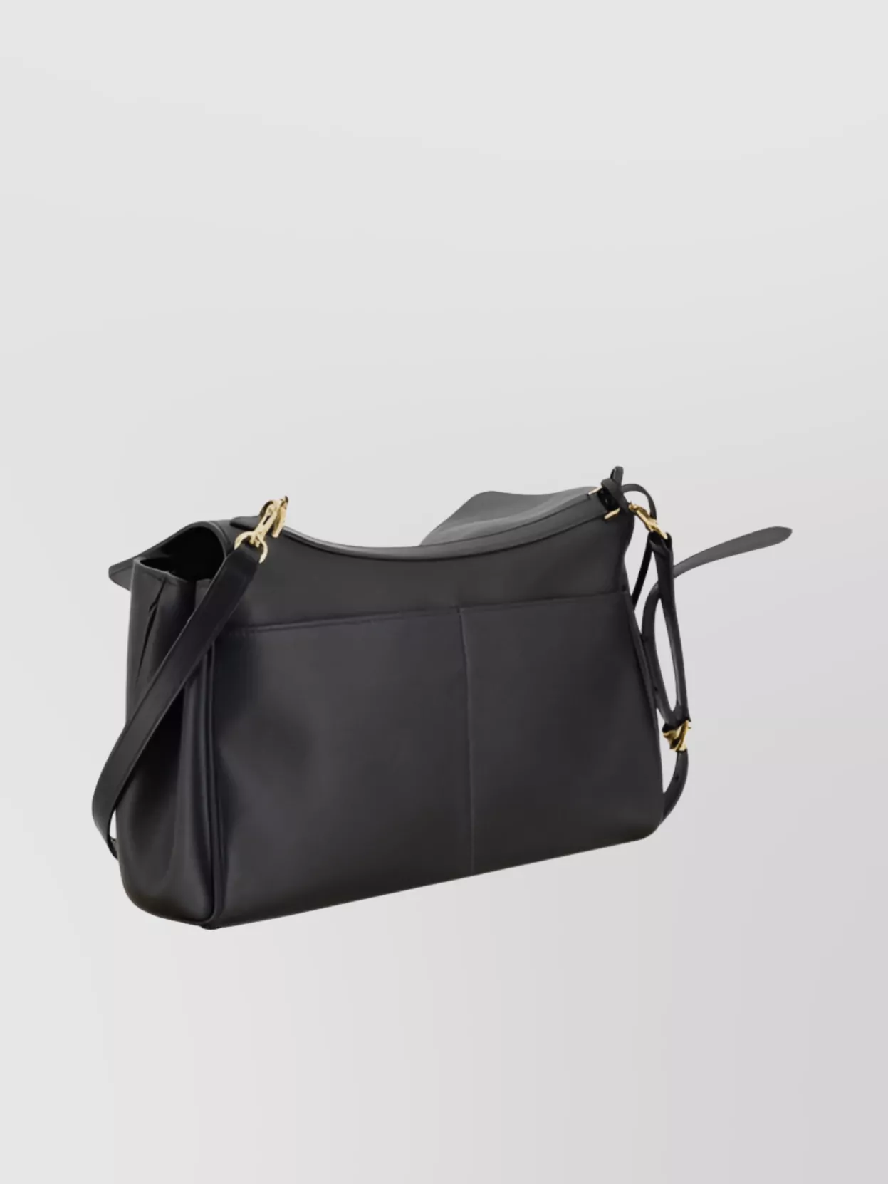 Balenciaga Rodeo Shoulder Bag With Adjustable Strap And Top Handle In Black