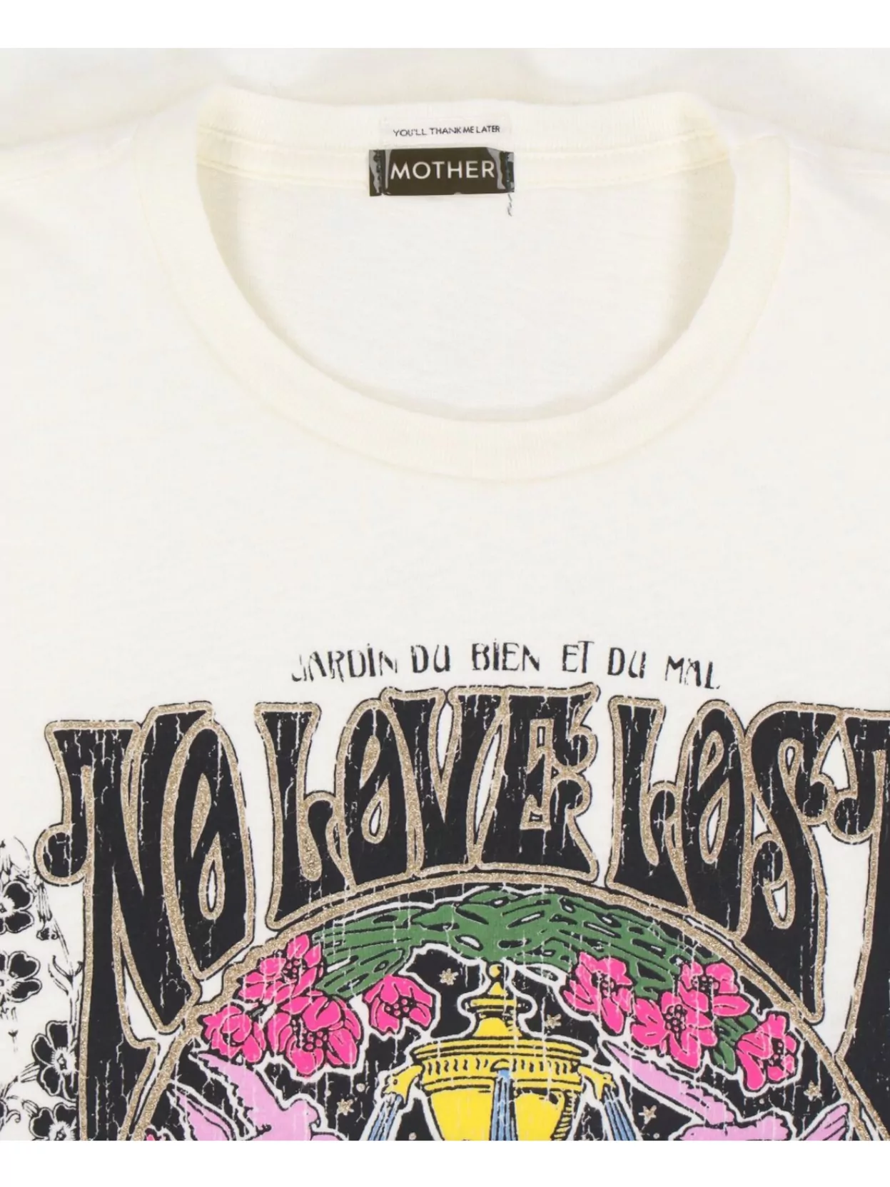 Mother Graphic Print Crew Neck Short Sleeve Top