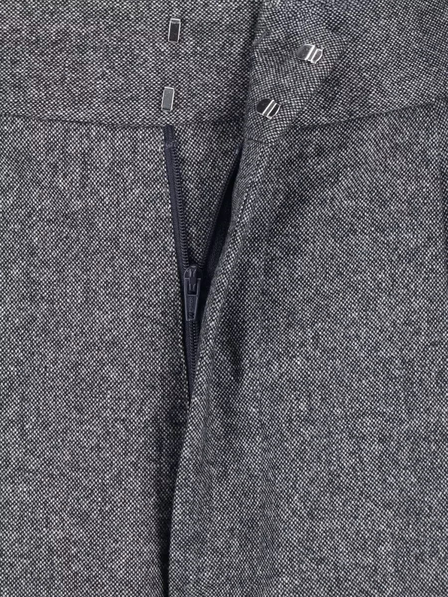 Sa Su Phi Virgin Wool Cashmere Wide-Leg Trousers