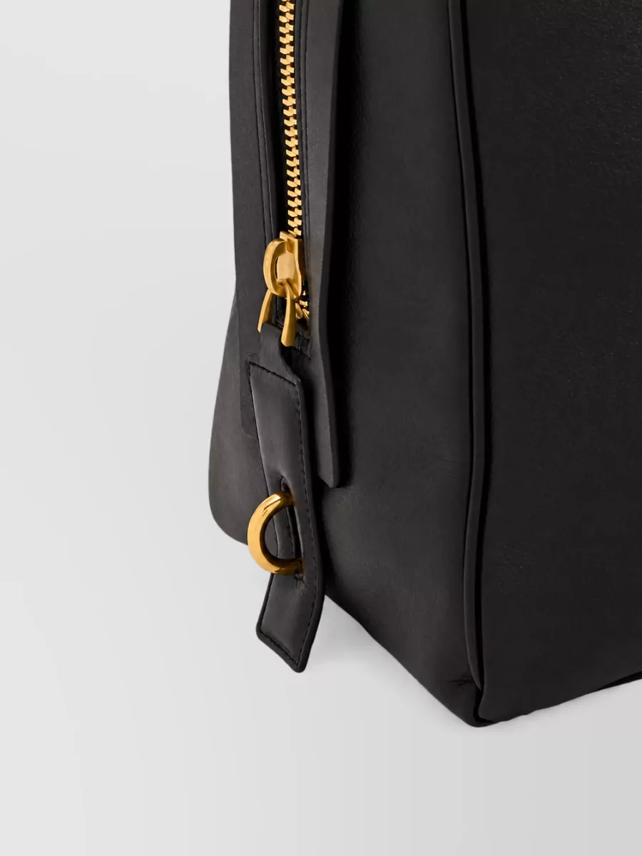 Ami Paris Leather Travel Bag