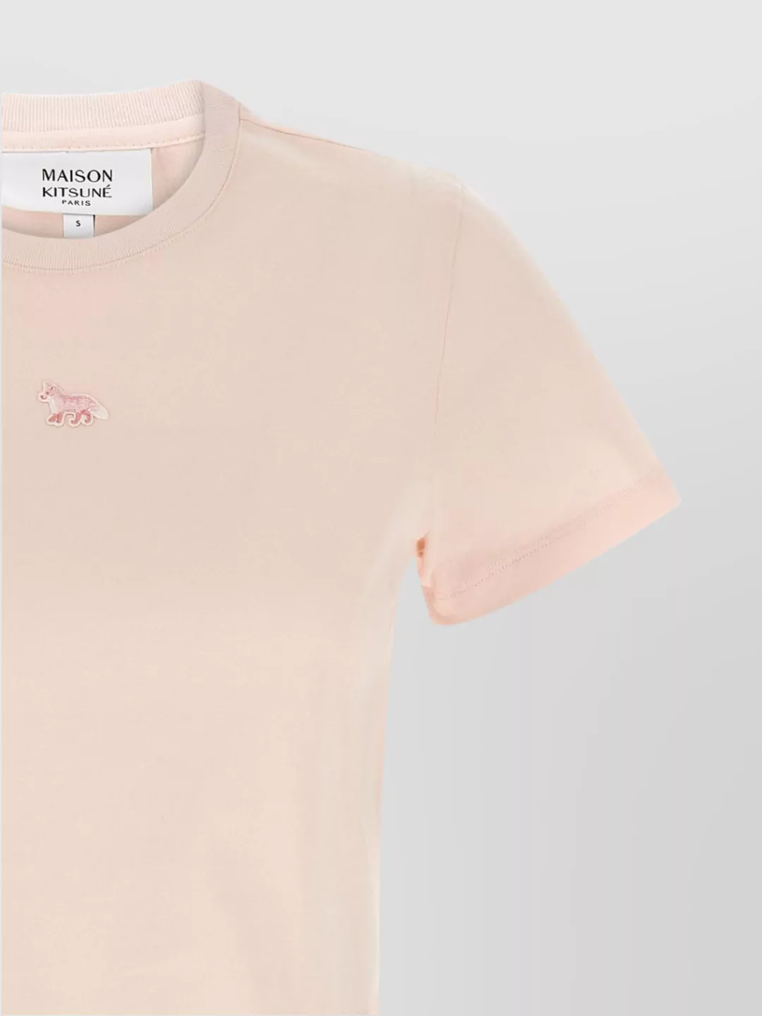 MAISON KITSUNÉ 'CROPPED FOX' SHORT SLEEVE T-SHIRT