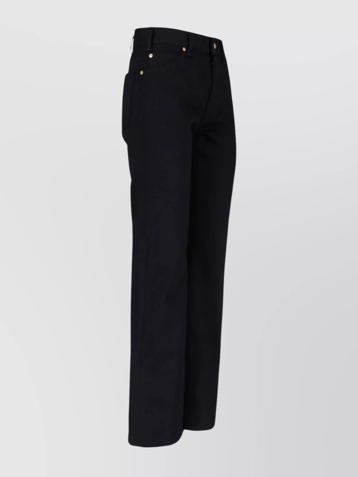 Celine Straight Leg Trousers Belt Loops