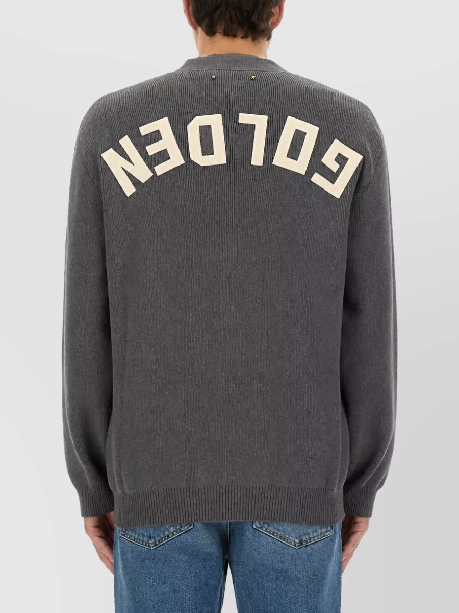 Golden Goose Logo Cardigan