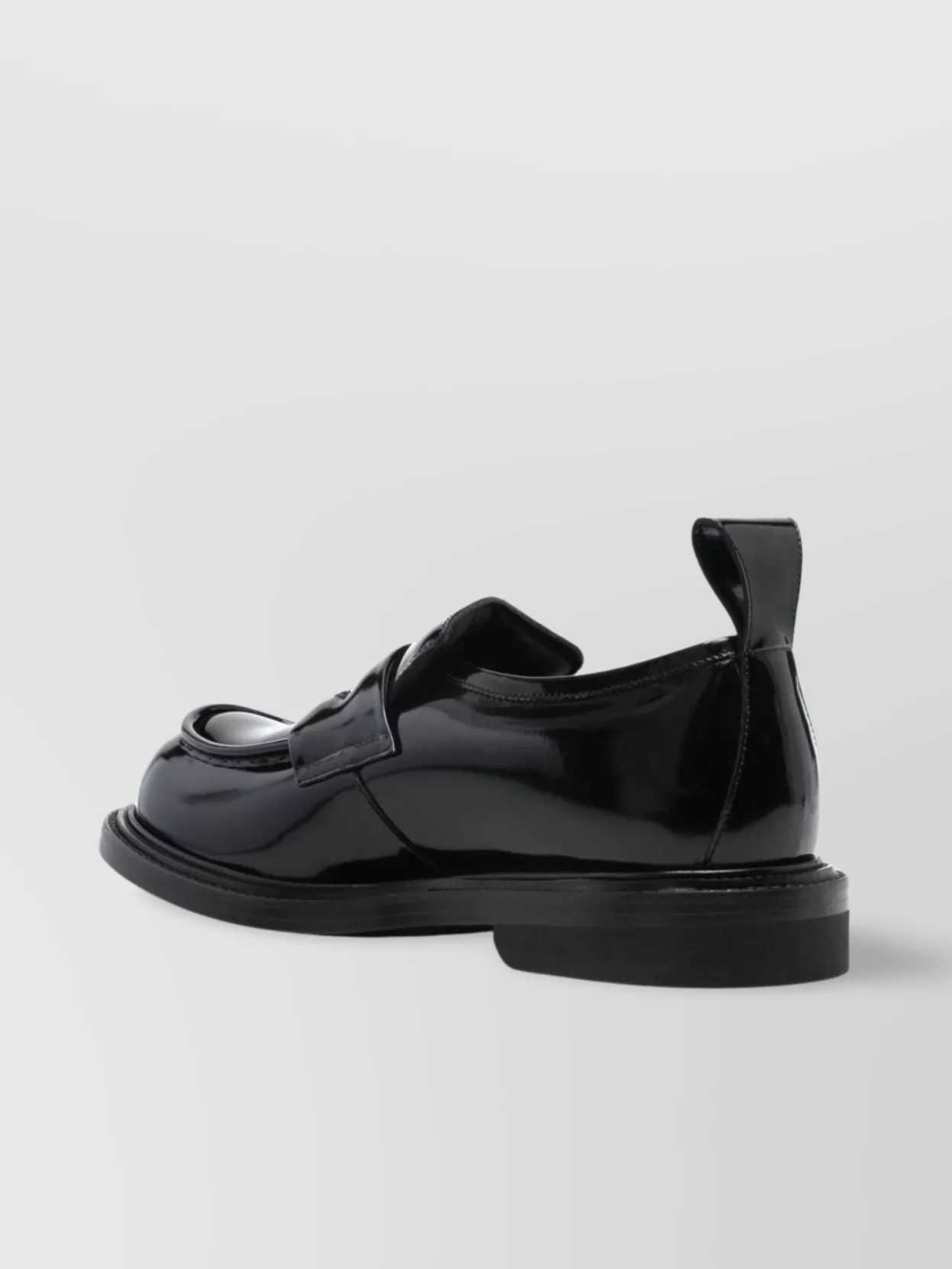 Moschino Glossy Finish Lace-Up Brogues