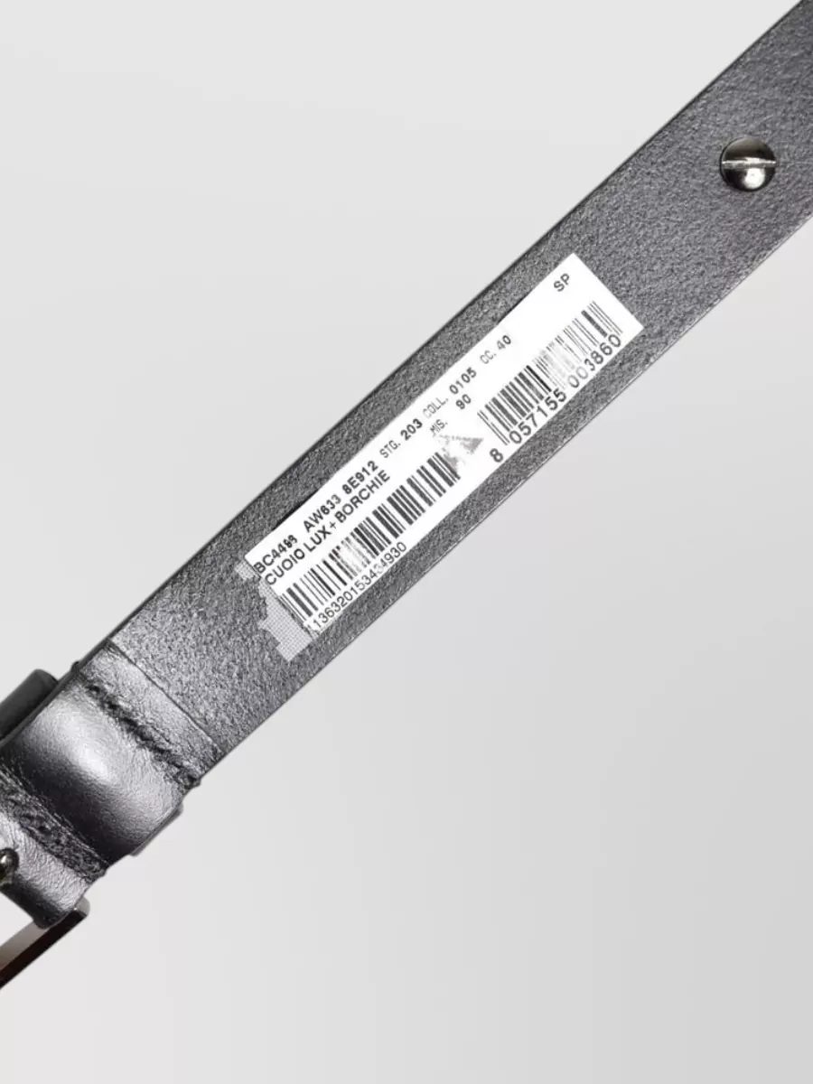 Dolce&Gabbana Leather Studded Buckle Belt