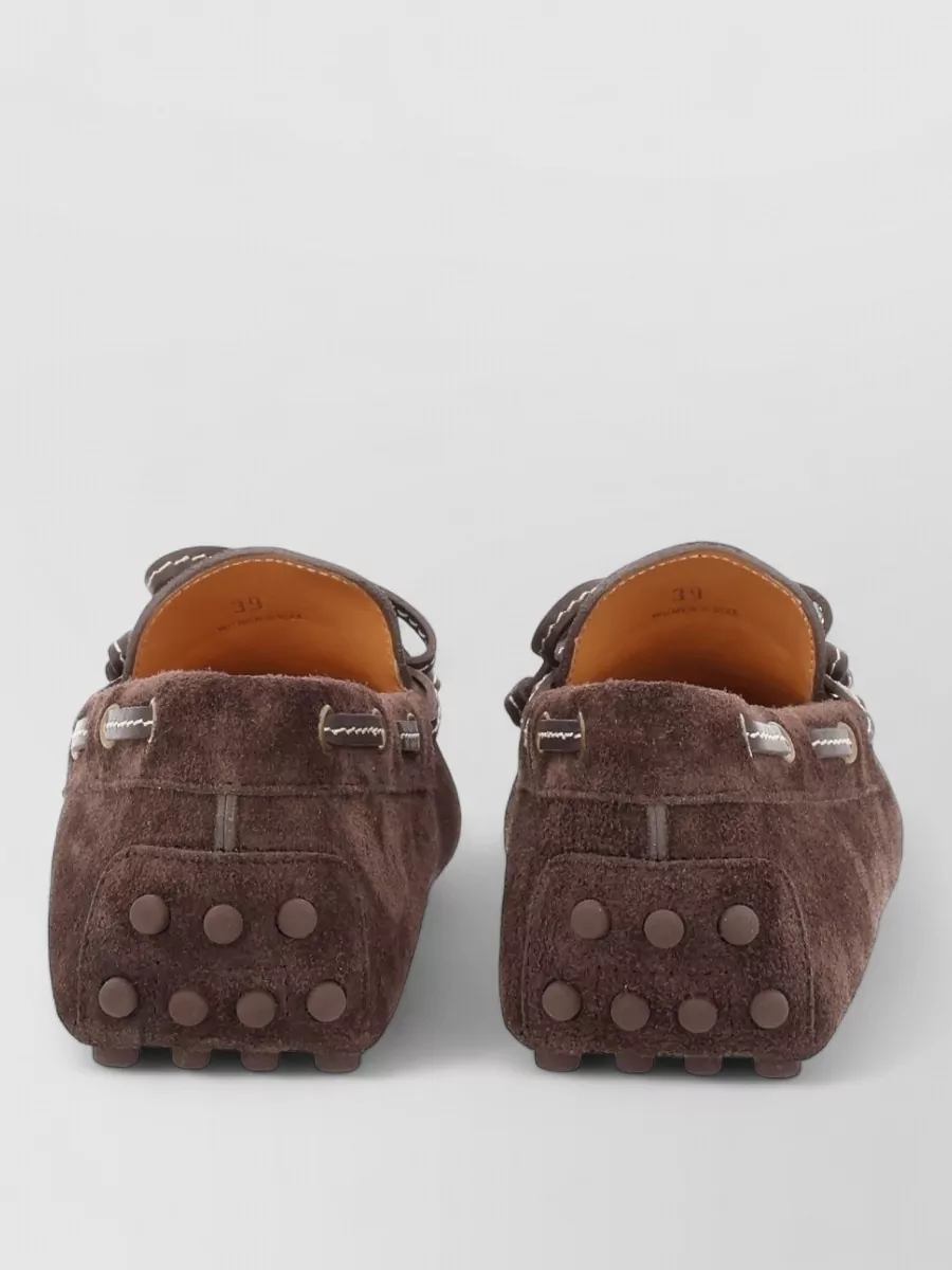 Tod's Suede Leather Loafers