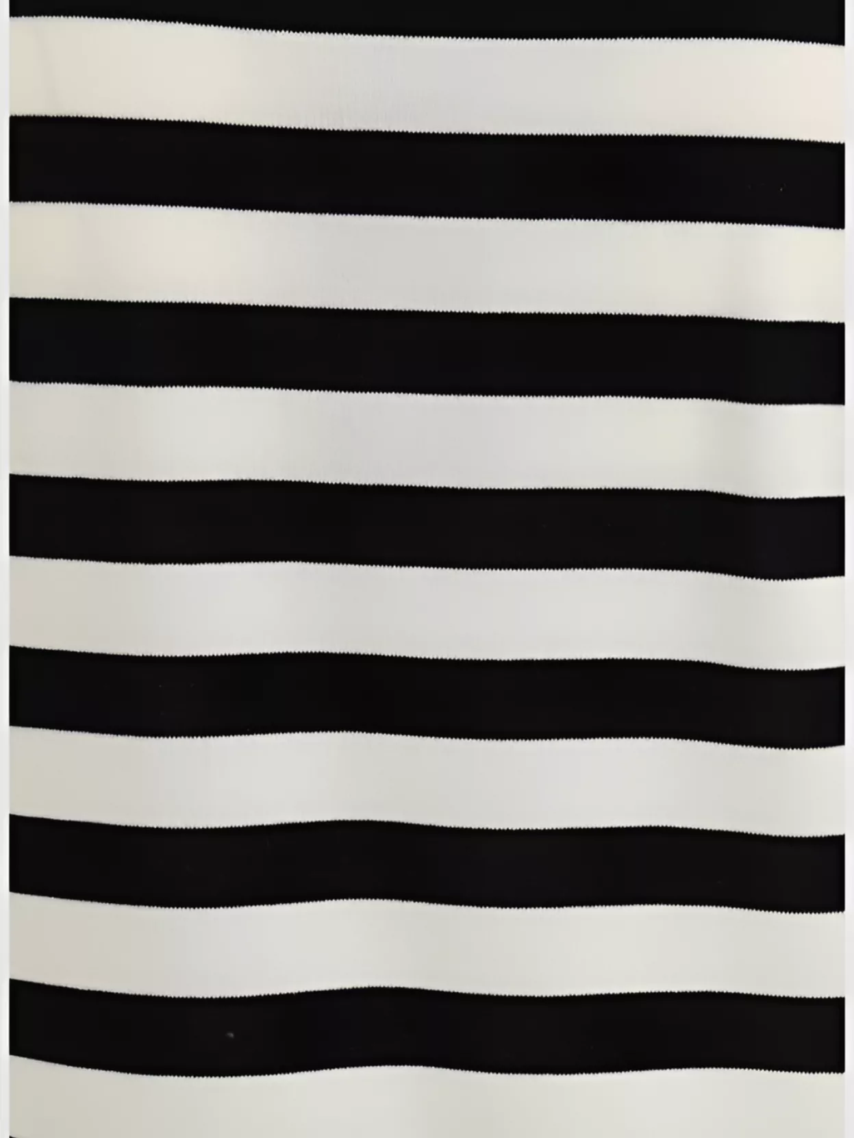 Dolce & Gabbana Black And White Sleeveless Top With Round Neck And All-over Strpied Motif