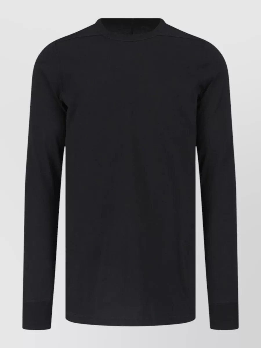 Rick Owens cotton ribbed long-sleeve t-shirt