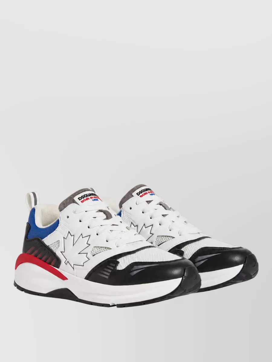 Dsquared2 Leather Low-Top Sneakers