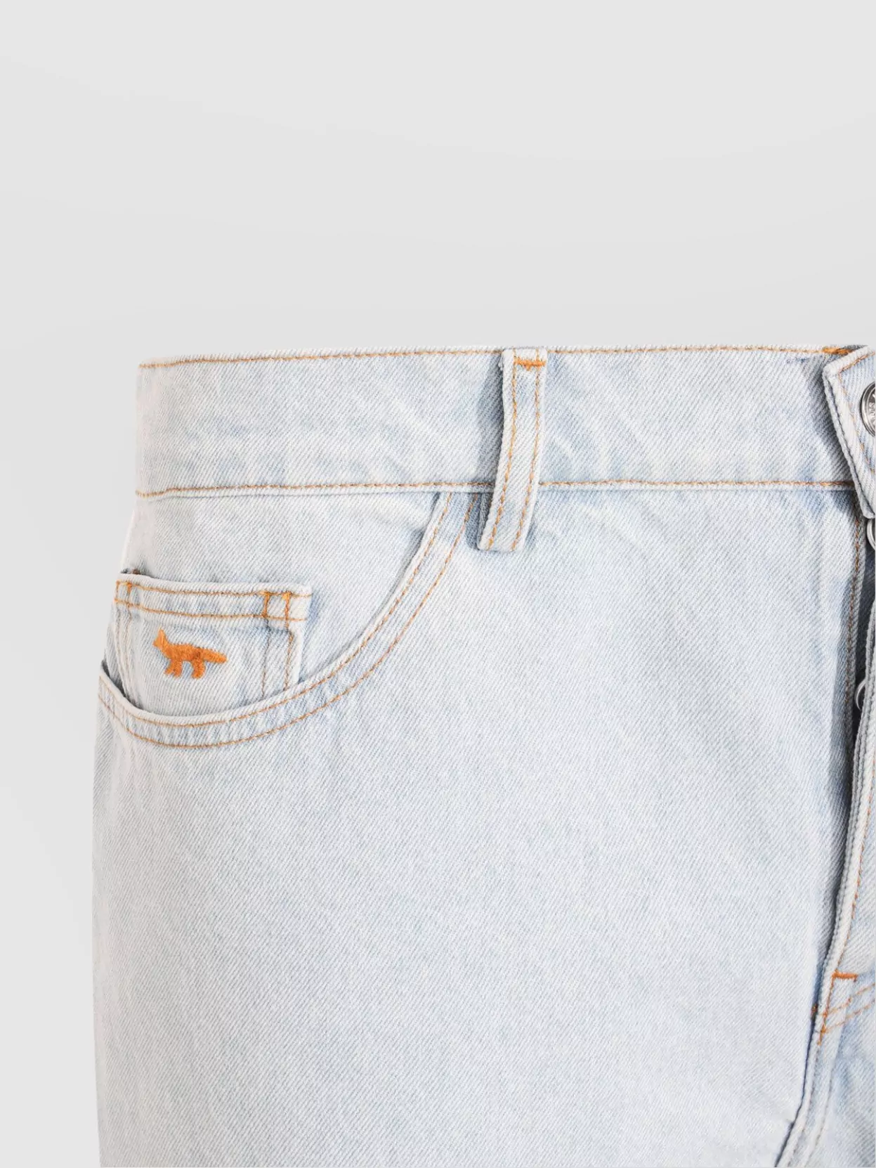 Maison Kitsuné Straight Trousers Belt Loops