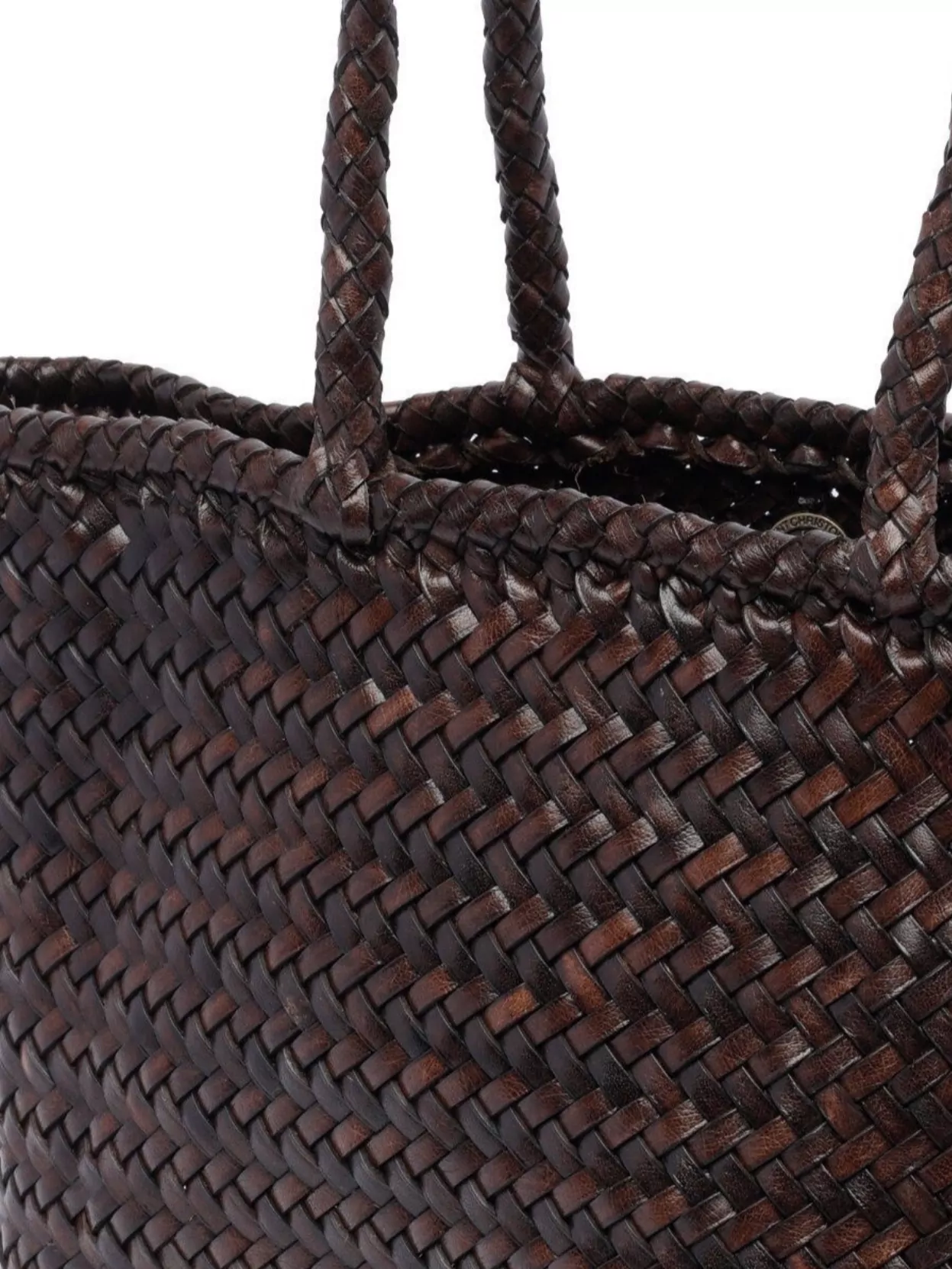 Dragon Diffusion Tote Bag Handwoven Dual Straps