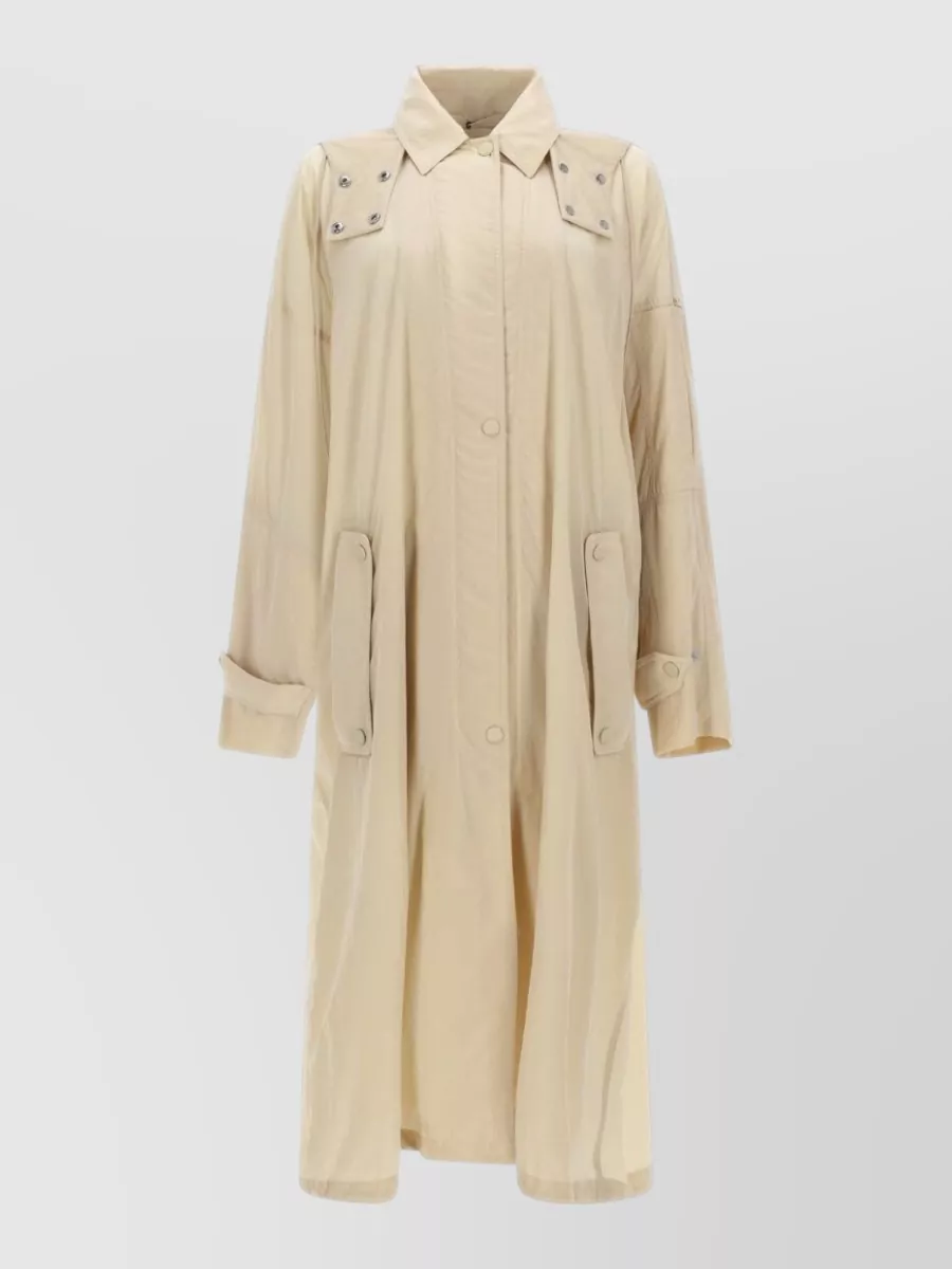 Sportmax Oversized hooded raincoat