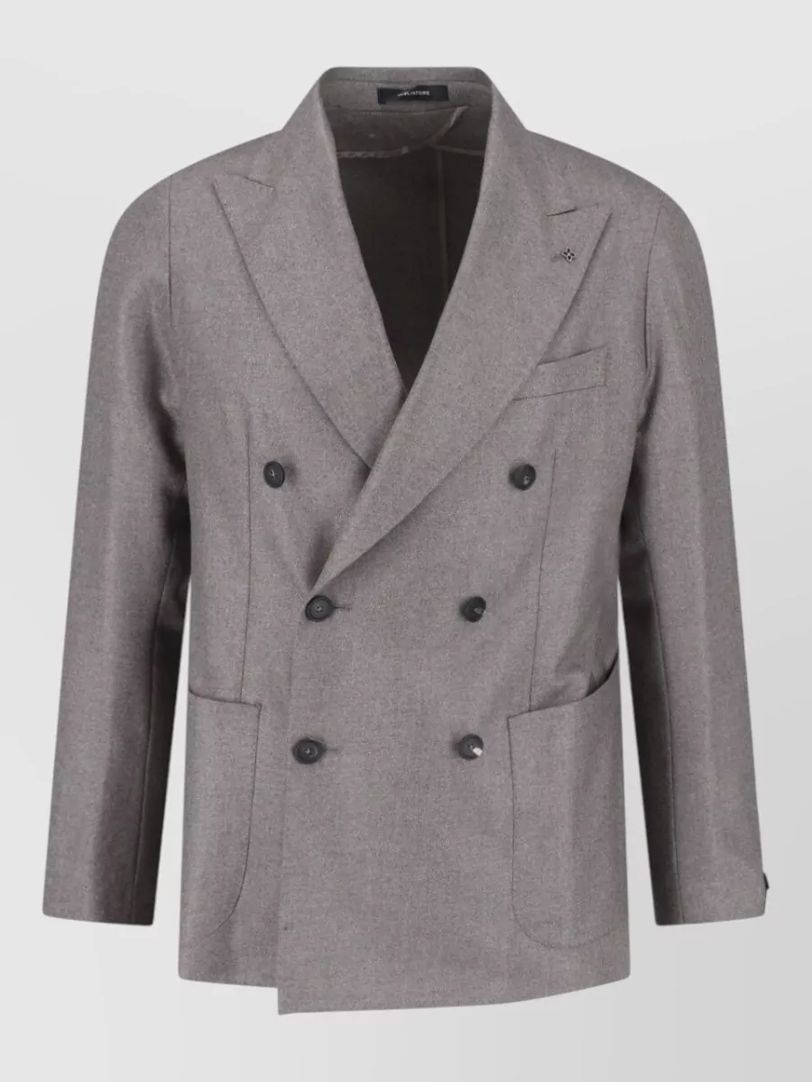Tagliatore cashmere double breasted coat