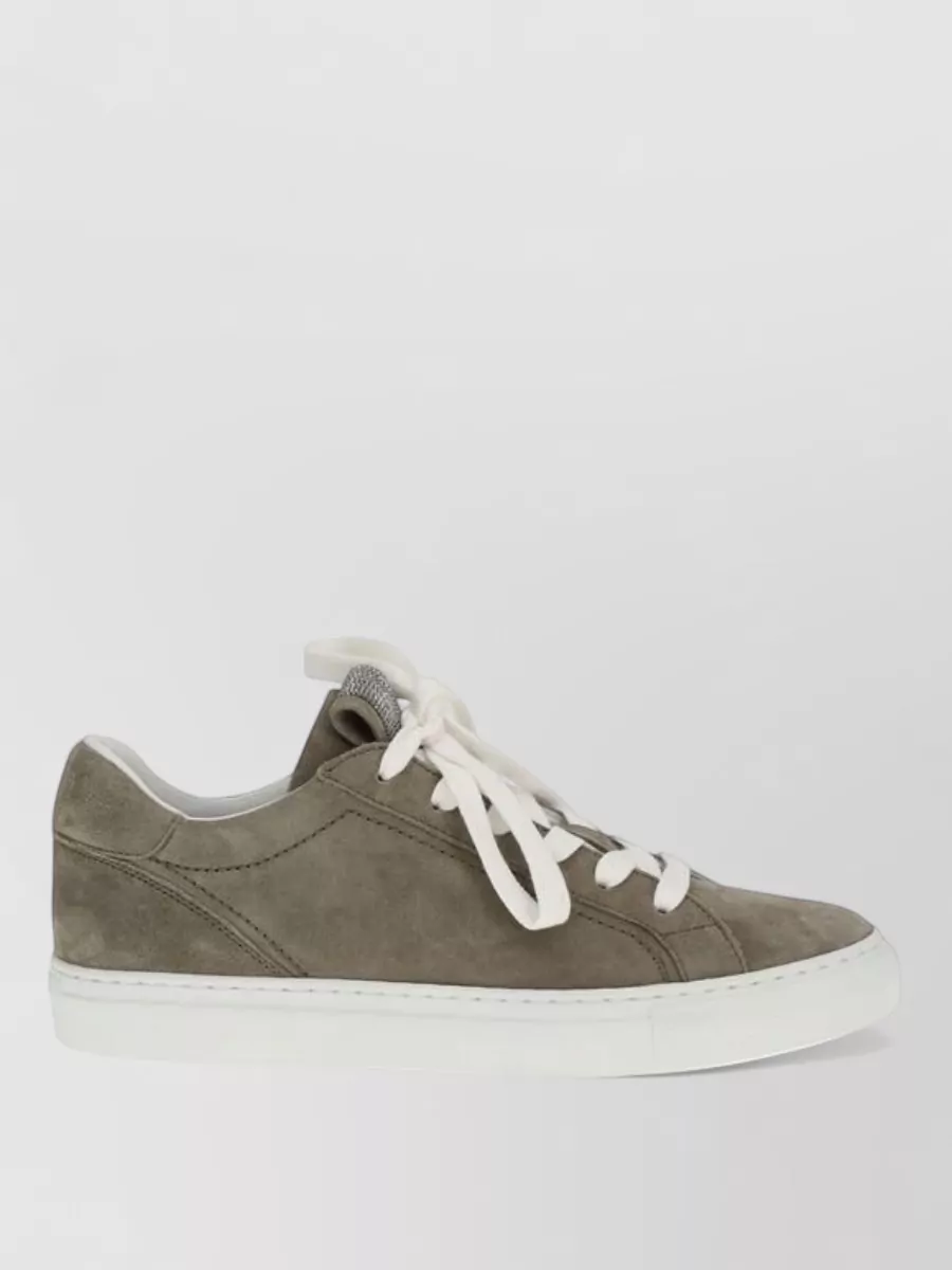 Brunello Cucinelli Leather Low-Top Sneakers