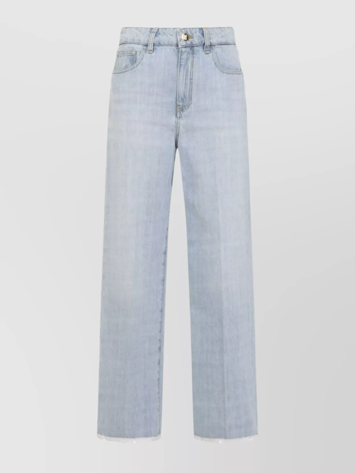Giambattista Valli Straight Leg Trousers Featuring Five Pockets In Blue