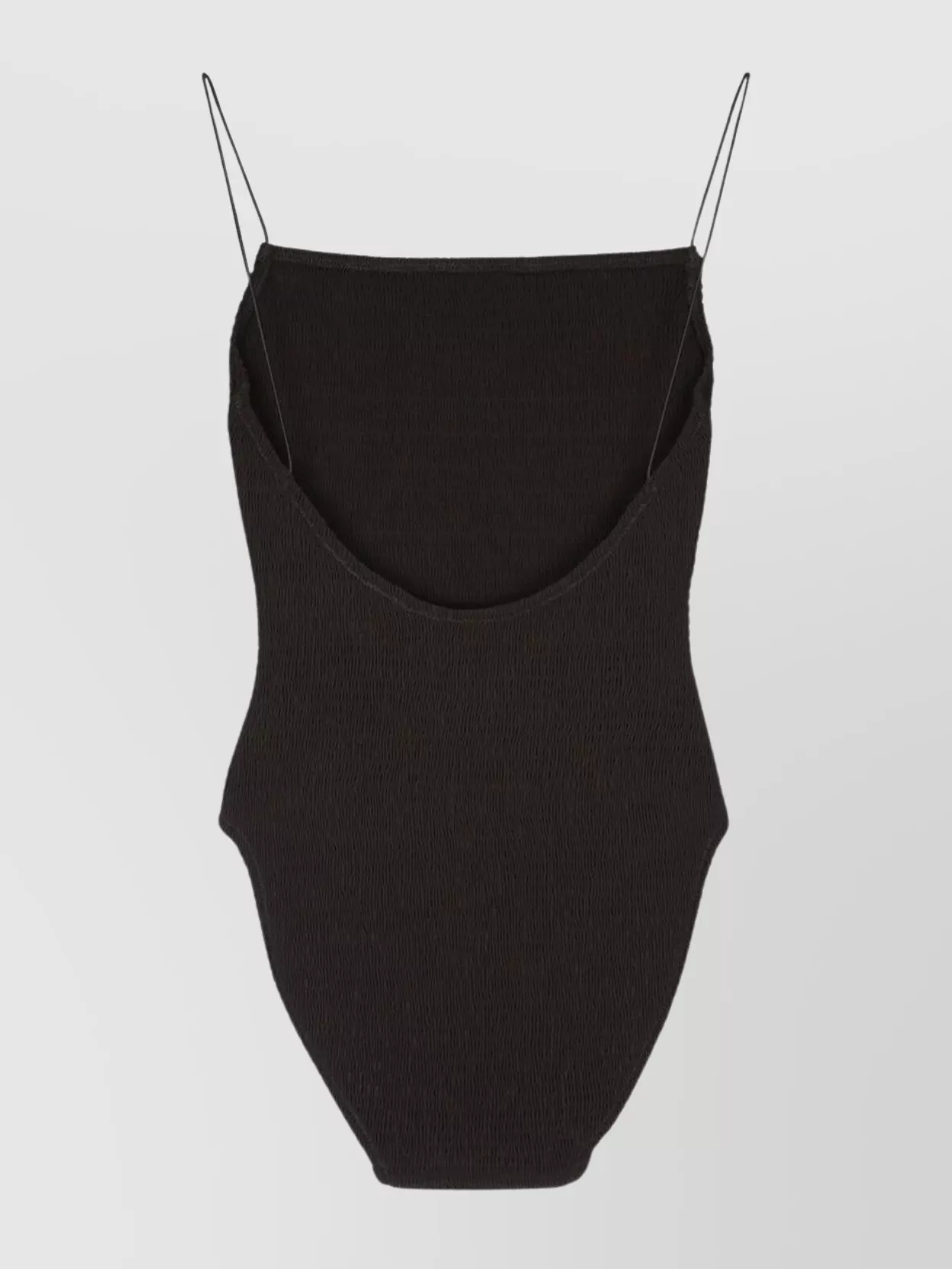 Totême Ruched One Piece Swimsuit In Black