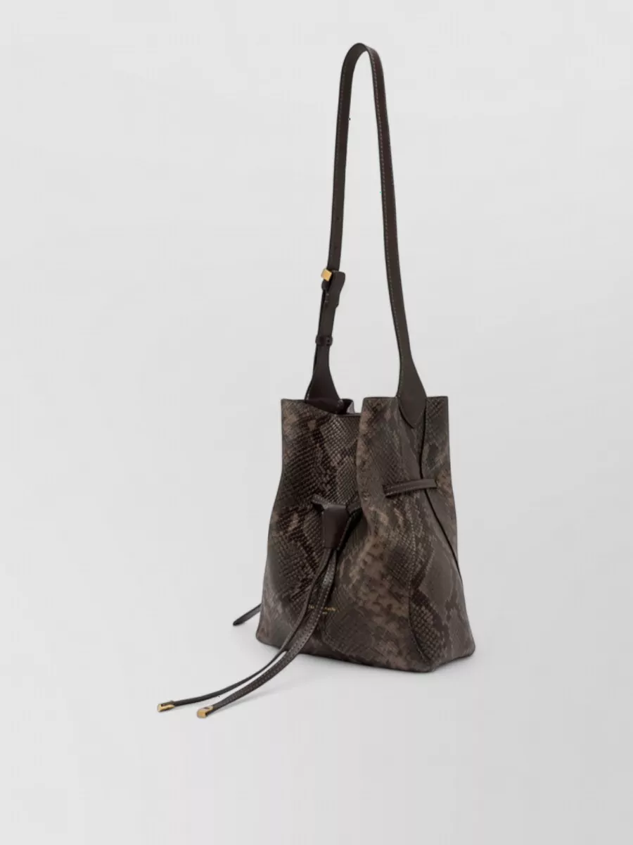 Gianni Chiarini leather bucket bag sienna
