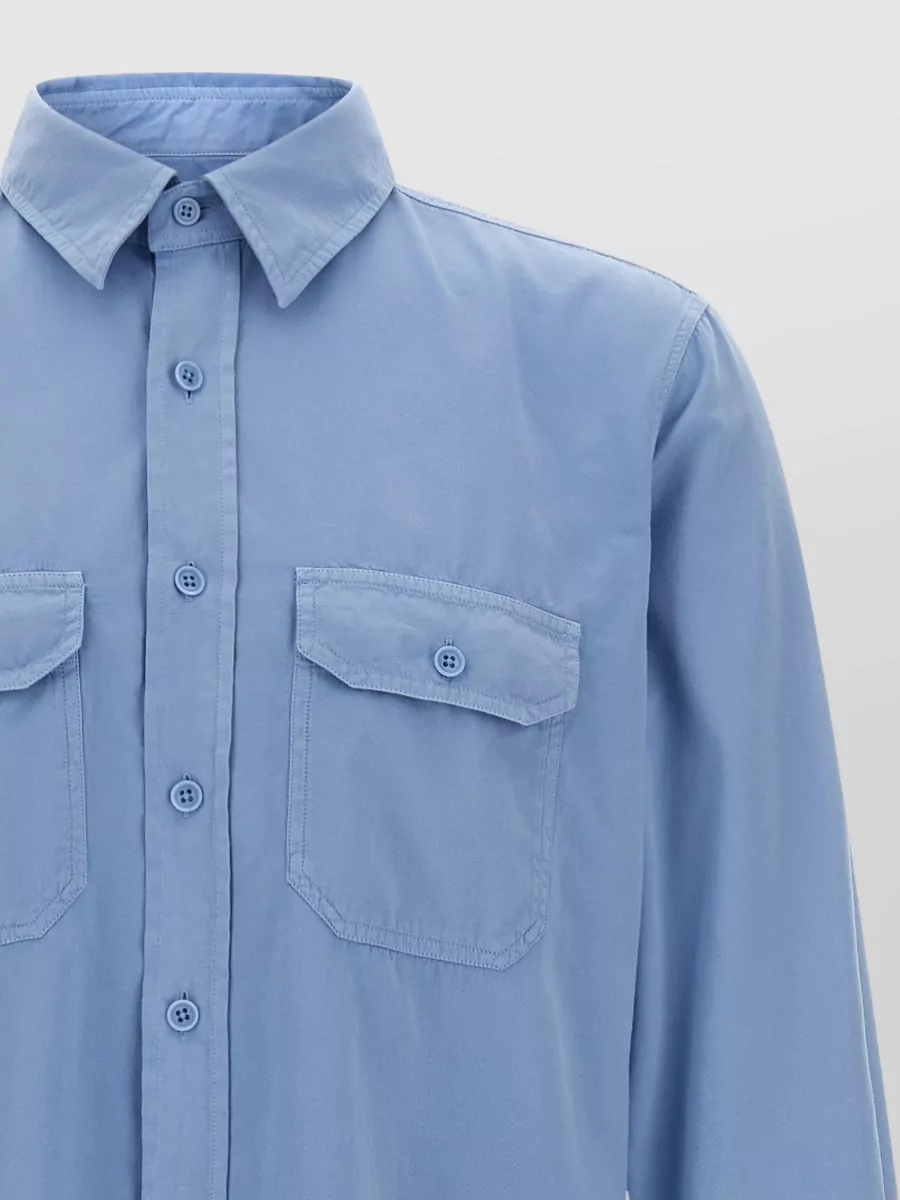 Tom Ford Faille Shirt Long Sleeves Buttoned Collar