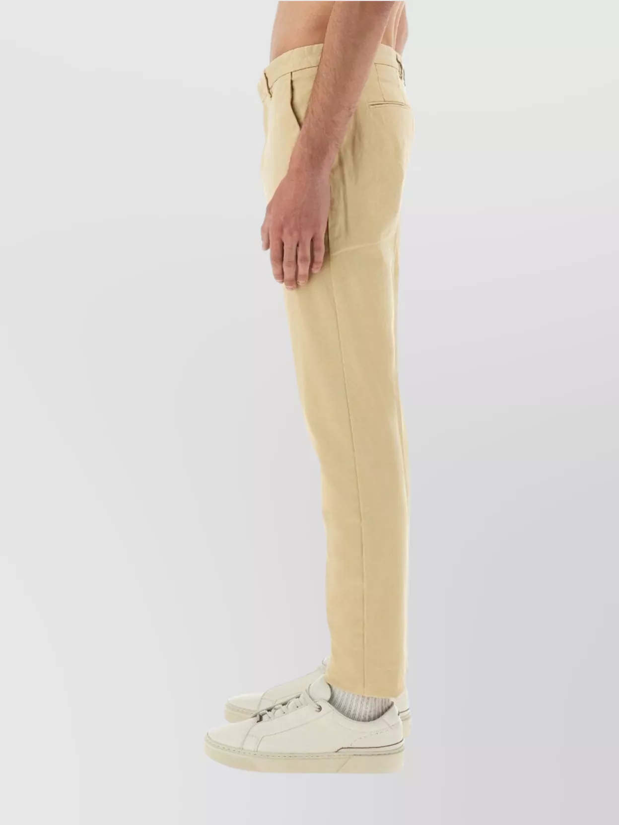 Hugo Boss Trousers With Belt Loops And Pockets