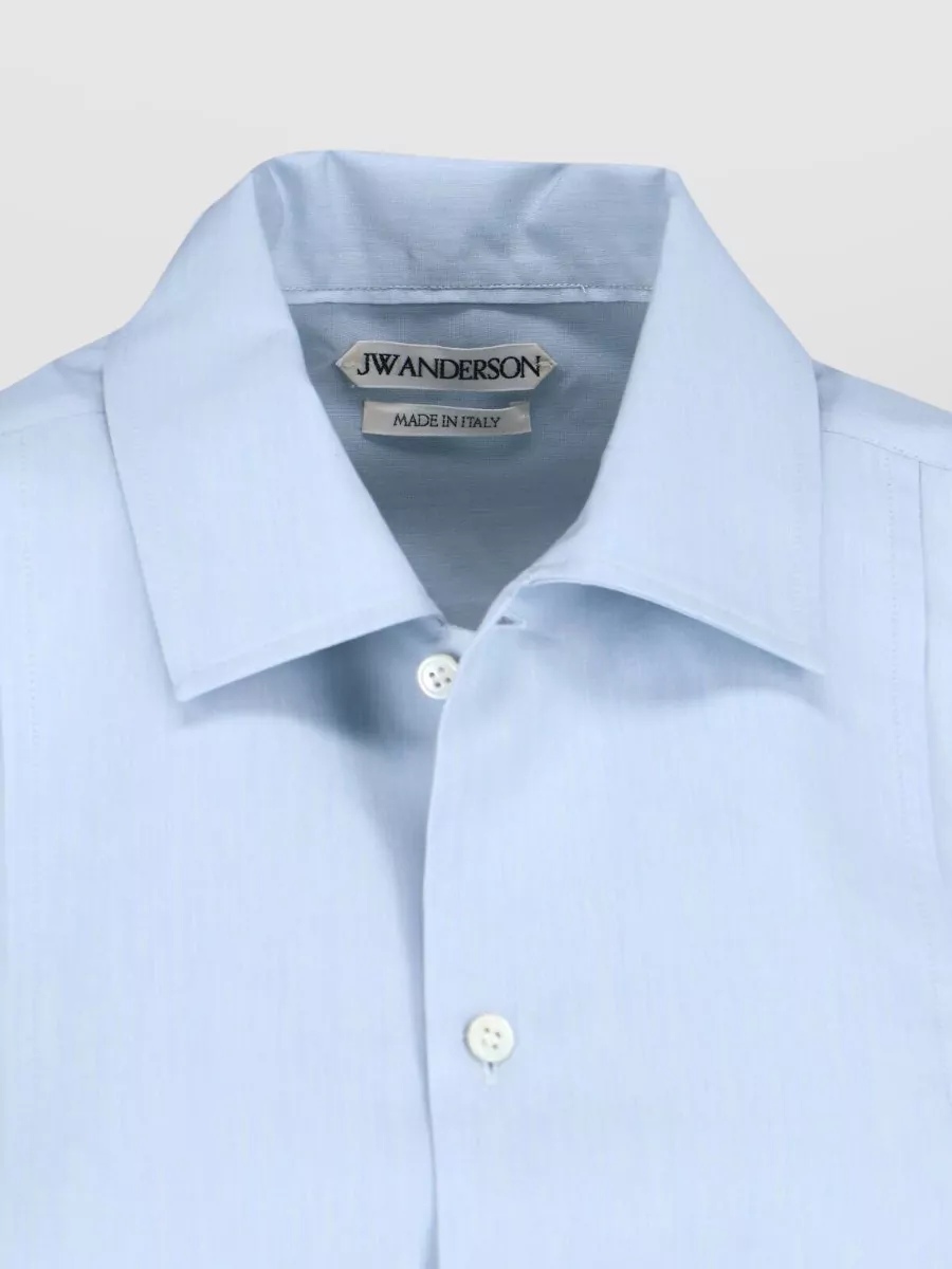 Jw Anderson Cotton Silk Shirt Dress