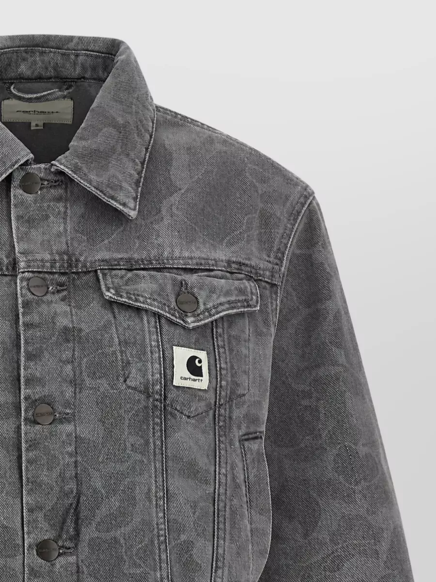 Carhartt Wip Camouflage-Print Denim Jacket