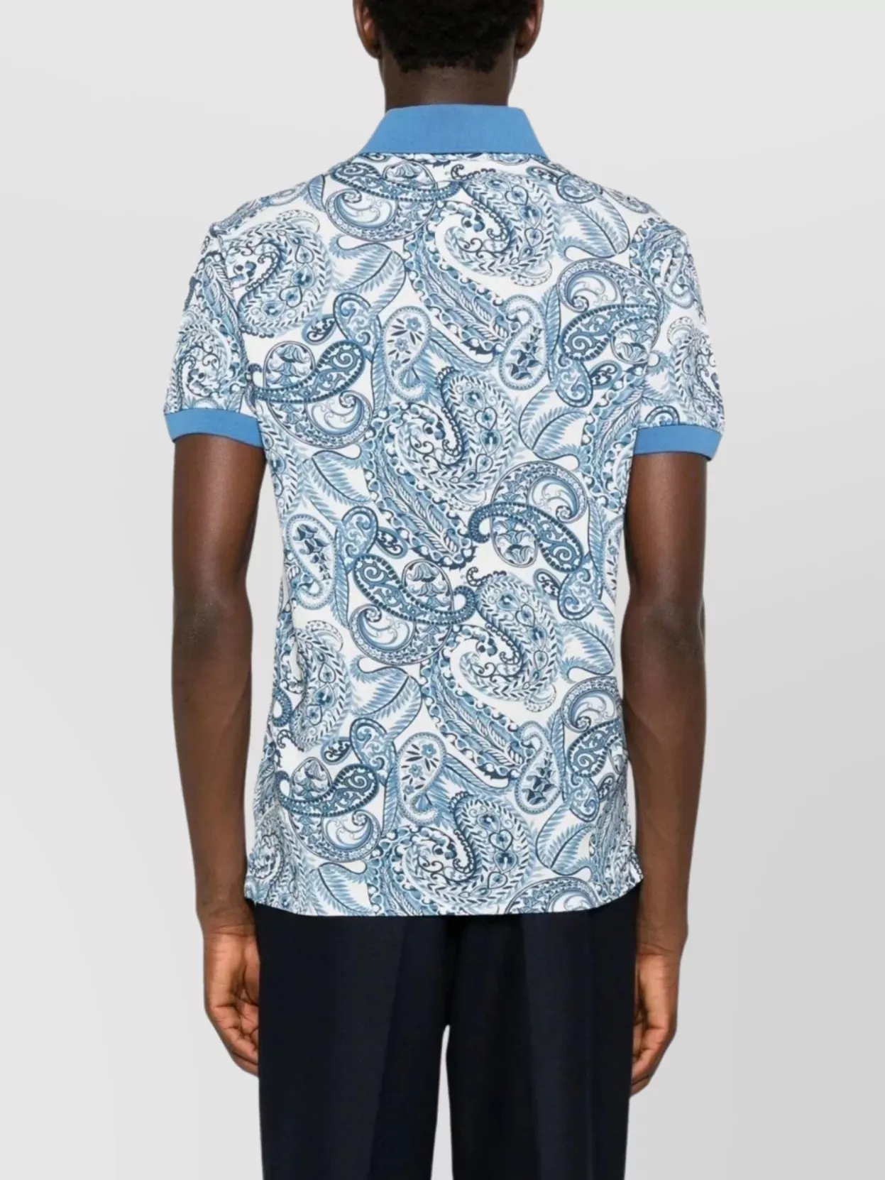 Etro Roma Paisley Pattern Polo Shirt