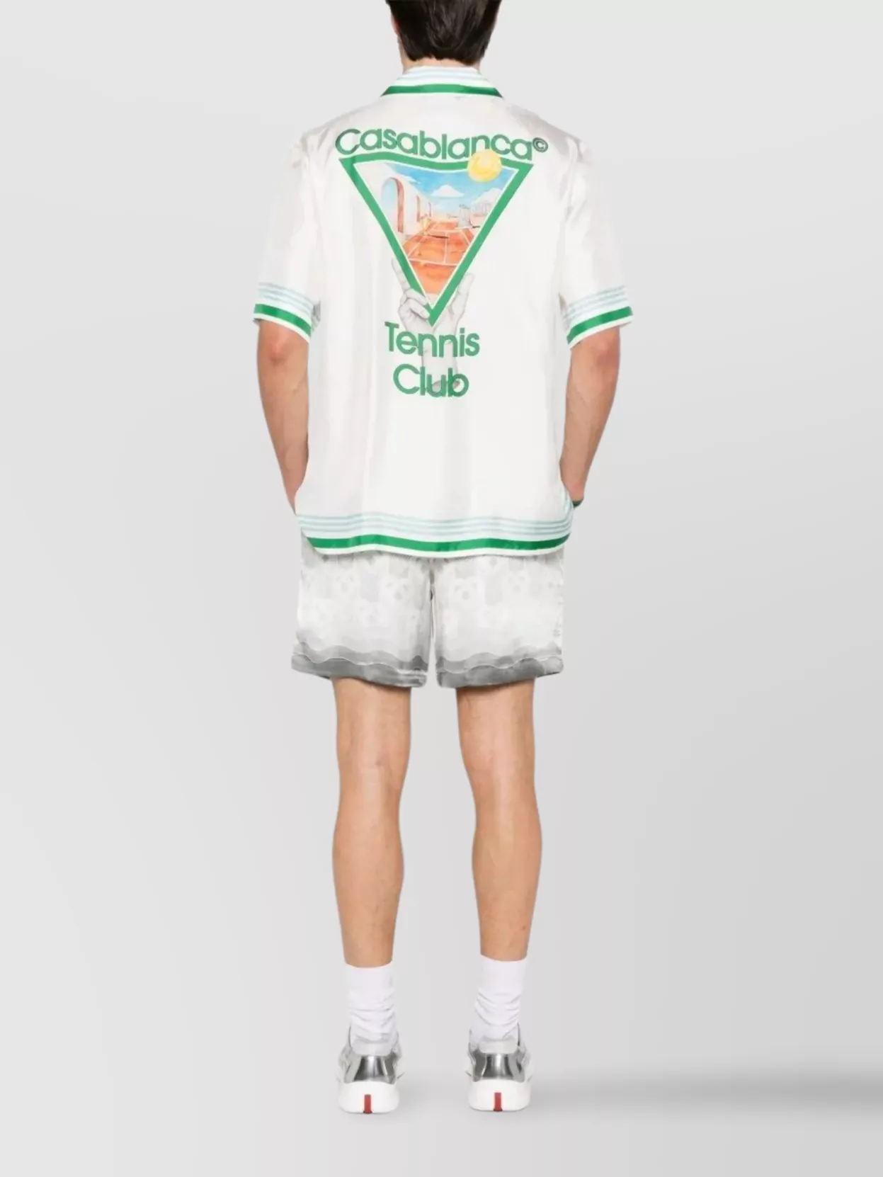 Casablanca Cuban Collar Short Sleeve Shirt