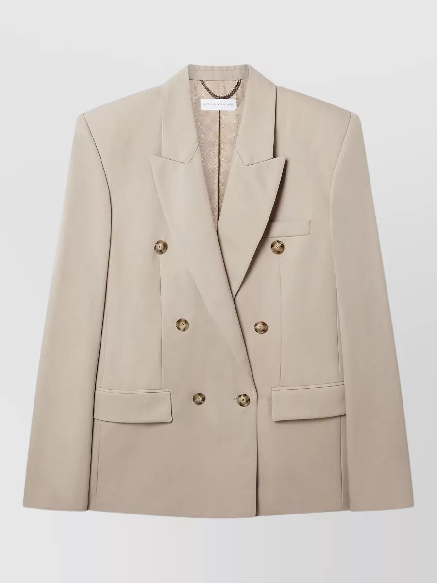 Stella Mccartney wool double-breasted suit jacket