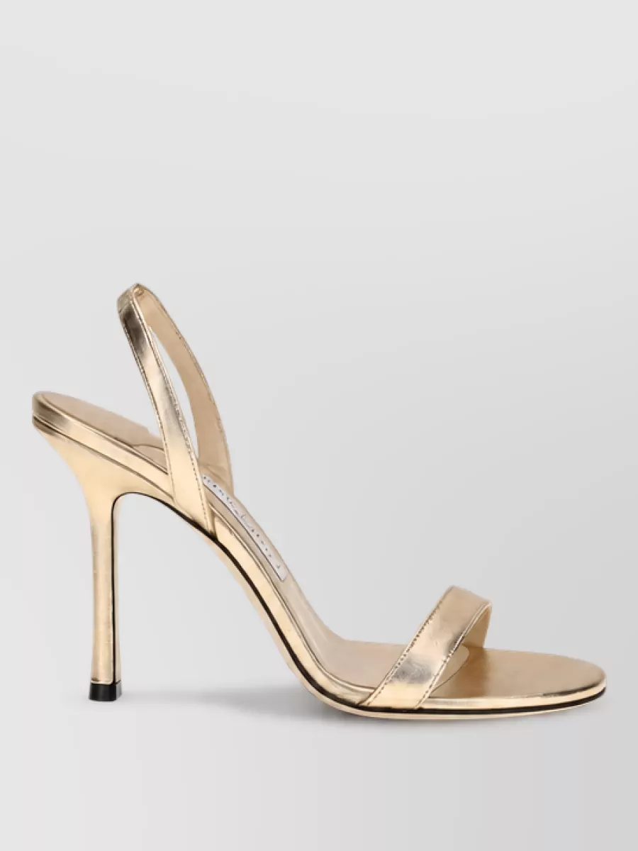 Jimmy Choo Leather Stiletto Heel Sandals