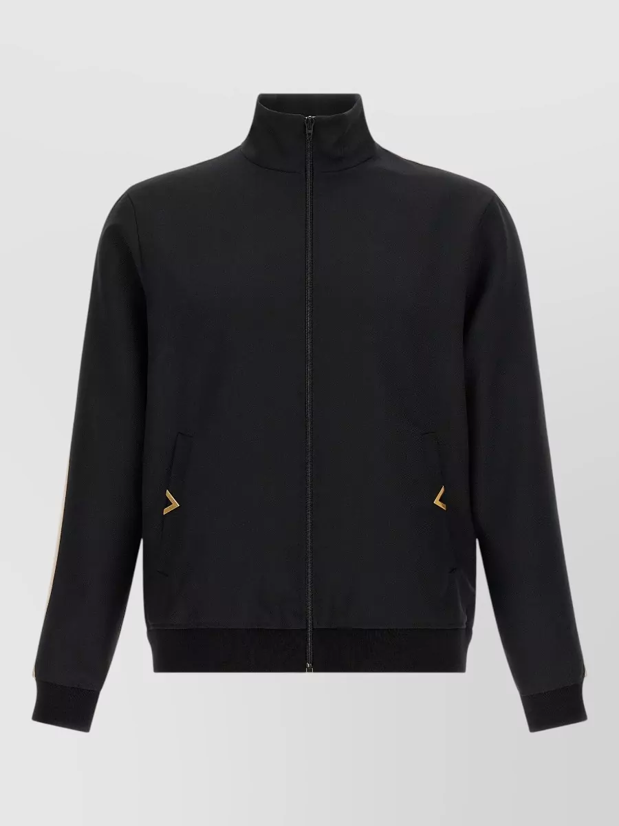 Valentino Garavani turtleneck zip-up sweatshirt