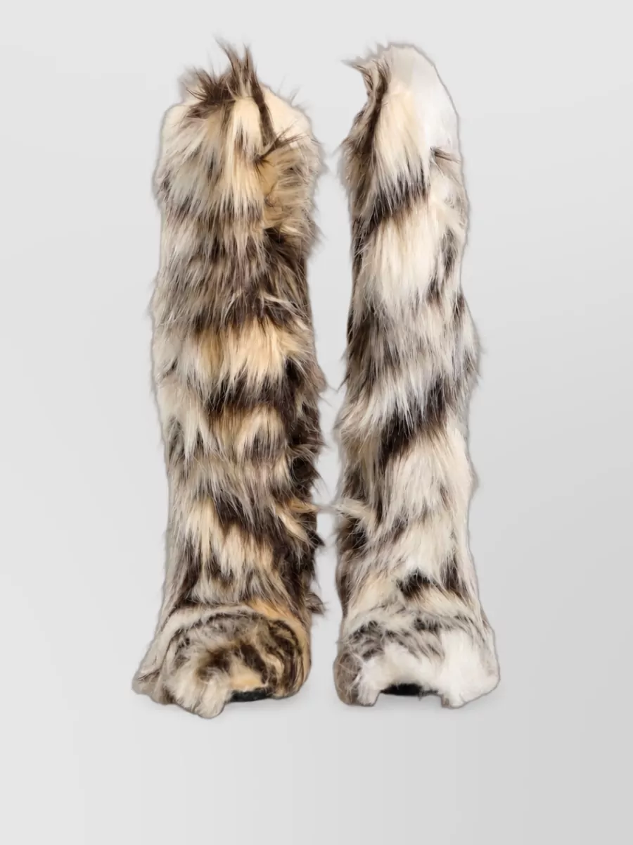 Dolce&Gabbana faux fur knee-high boots