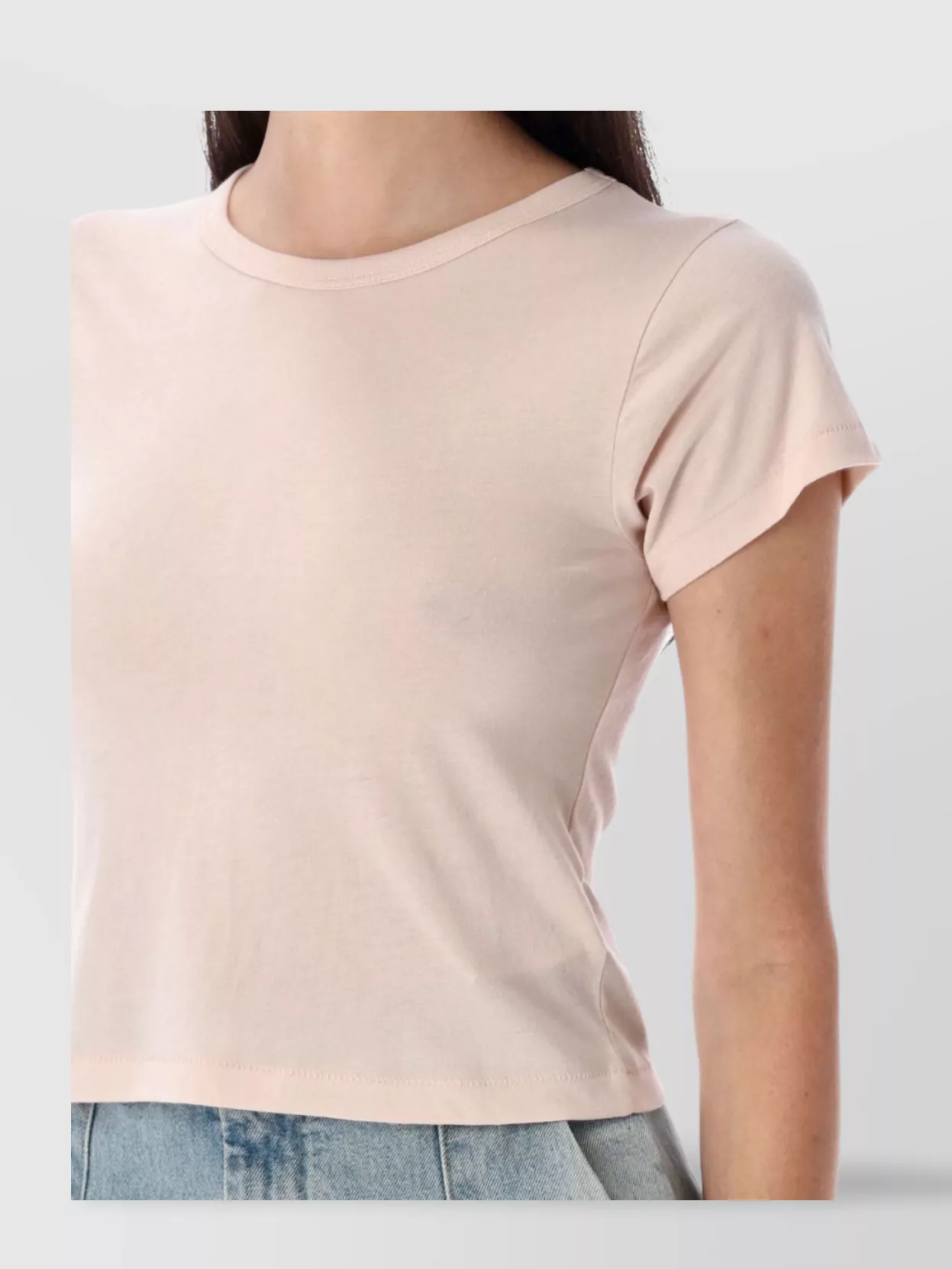 Éterne Baby T-Shirt With Ribbed Crew Neck